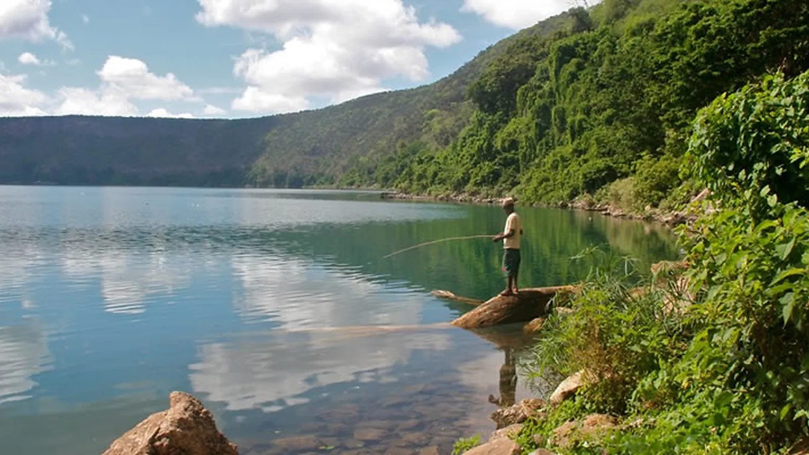 From Kilimanjaro Airport JRO: 1 Day Lake Chala Tour with Local Guide